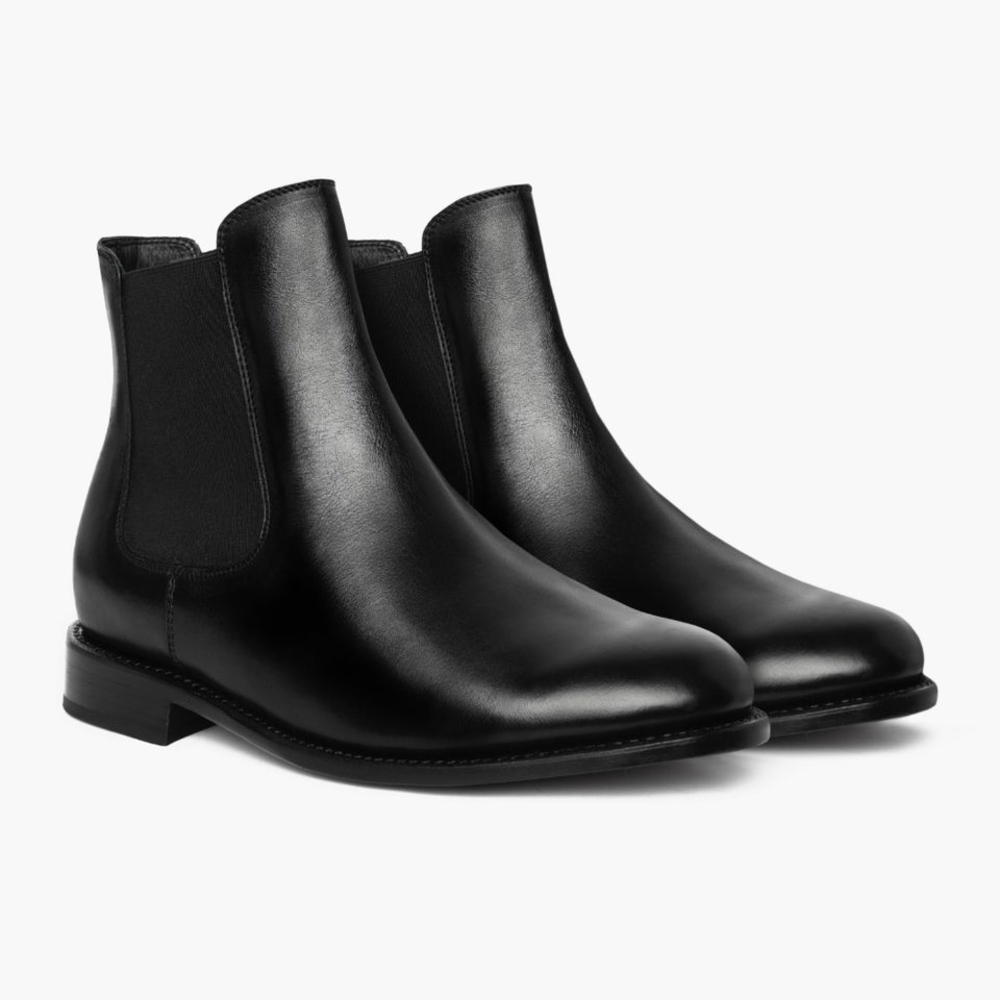 Thursday Boot Company Black Leather Chelsea Boots